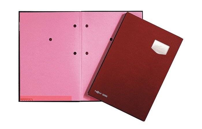 Unterschriftenmappe de Luxe DIN A4 10Fächer Pappe rt-2