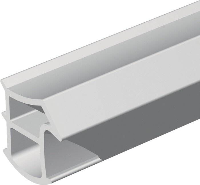 Türanschlagdg.K2154 L.5m z.Einstecken W-PVC blk weiß ELLEN-2