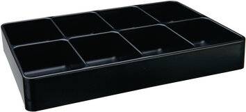 Eins.LOGS 130 H48xB338xT238mm Ku.schwarz 8-fach LOGS-1