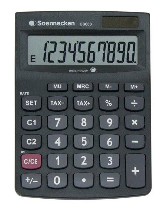 Taschenrechner CS600 schwarz-4