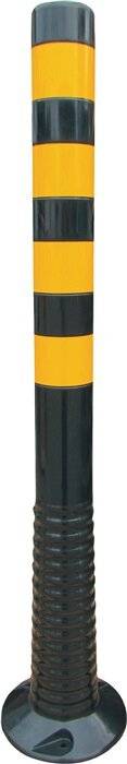 Flexipfosten 1000mm, Ø 80mm, schwarz - Artikel: 4250410122175-5