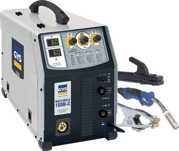 MIG/MAG-Schweißanlage MULTIWELD 180M-C m.Zub.30-180 A gasg.GYS-2