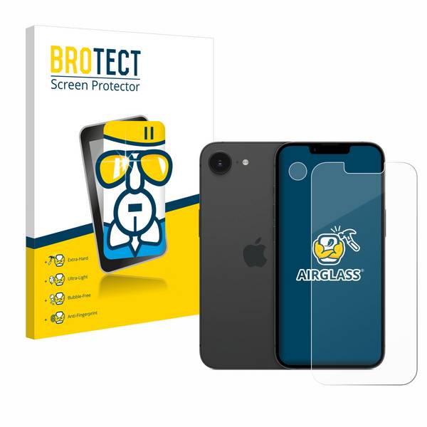 BROTECT Schutzglas für Apple iPhone 16e / 17e Schutzfolie Panzer Folie Glas Display Schutz klar
