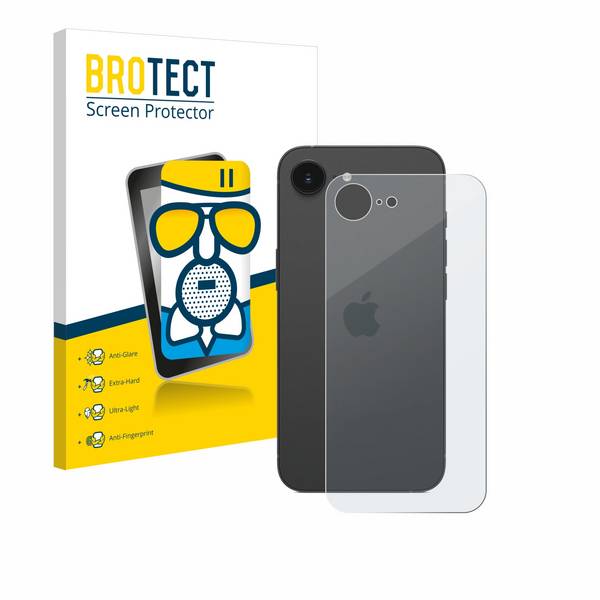 BROTECT Entspiegelungs Schutzglas für Apple iPhone 16e / 17e Schutzfolie Panzer Folie Glas Display Schutz matt