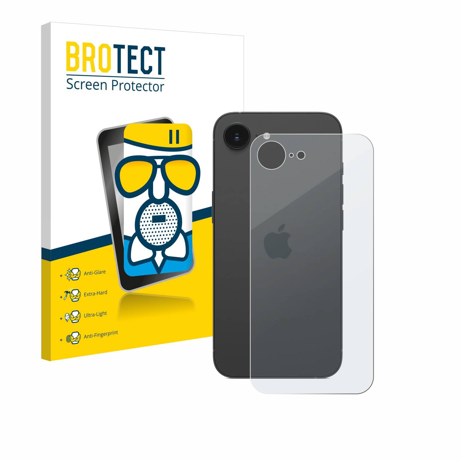 BROTECT Entspiegelungs Schutzglas für Apple iPhone 16e / 17e Schutzfolie Panzer Folie Glas Display Schutz matt-0