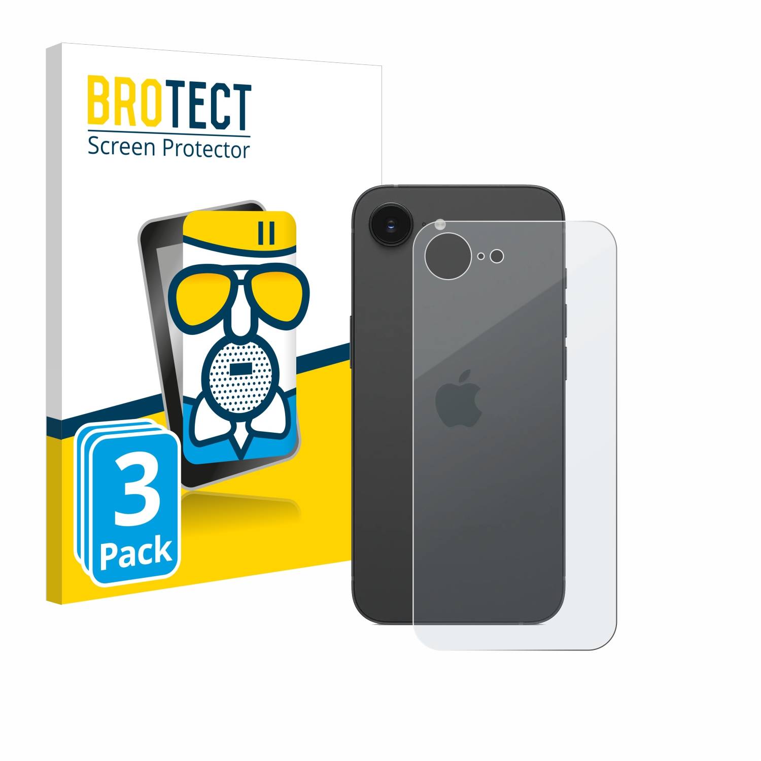 3x BROTECT Entspiegelungs Schutzglas für Apple iPhone 16e / 17e Schutzfolie Panzer Folie Glas Display Schutz matt-0