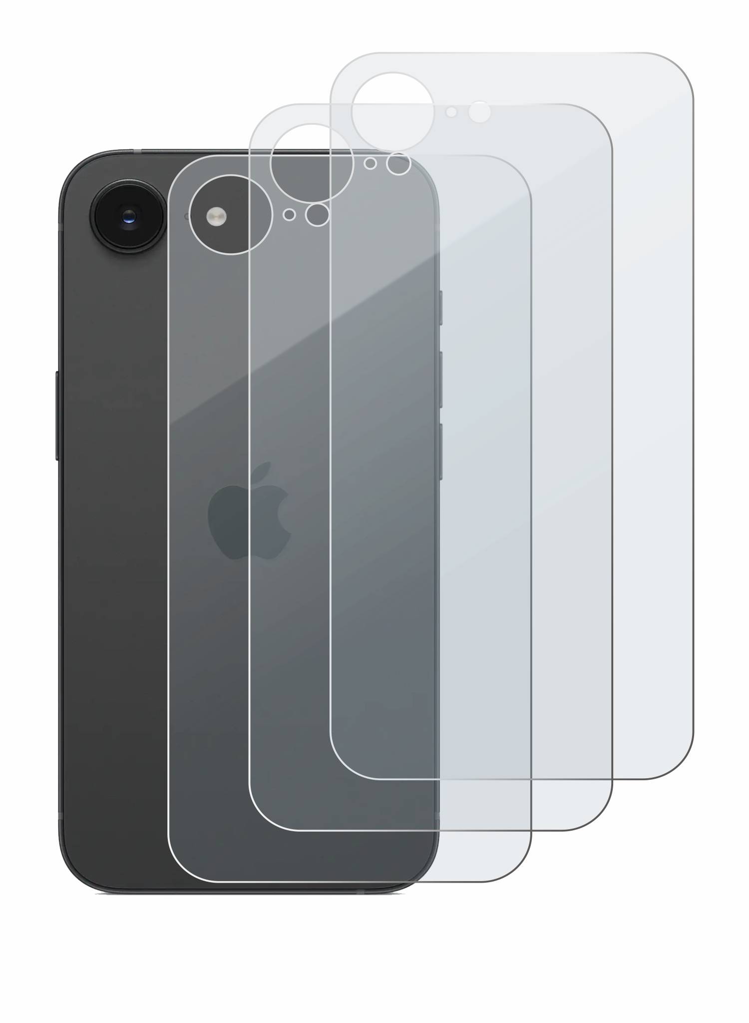 3x BROTECT Entspiegelungs Schutzglas für Apple iPhone 16e / 17e Schutzfolie Panzer Folie Glas Display Schutz matt-3