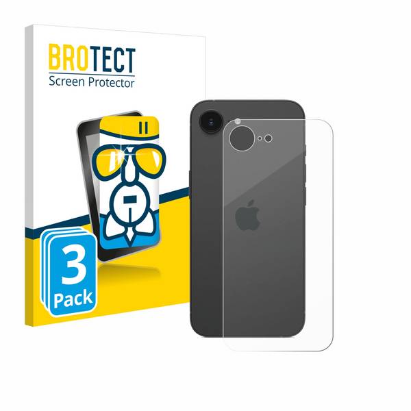 3x BROTECT Schutzglas für Apple iPhone 16e / 17e Schutzfolie Panzer Folie Glas Display Schutz klar
