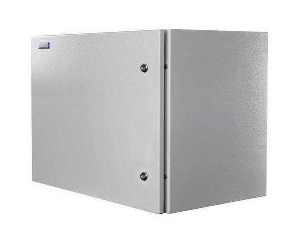 19 Zoll Netzwerkschrank Pro IP66 Outdoor Industrie Vollblechtür 9 HE 600x400 mm Lichtgrau