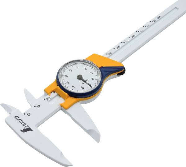 Shinwa 19932 Uhren-Messschieber, Made in Japan, Schieblehre 150mm, 0,1mm Genauigkeit