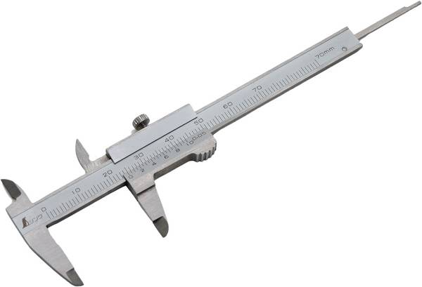 Shinwa 19892 Mini Messschieber, Made in Japan, Schieblehre 70mm, 0,05mm Genauigkeit