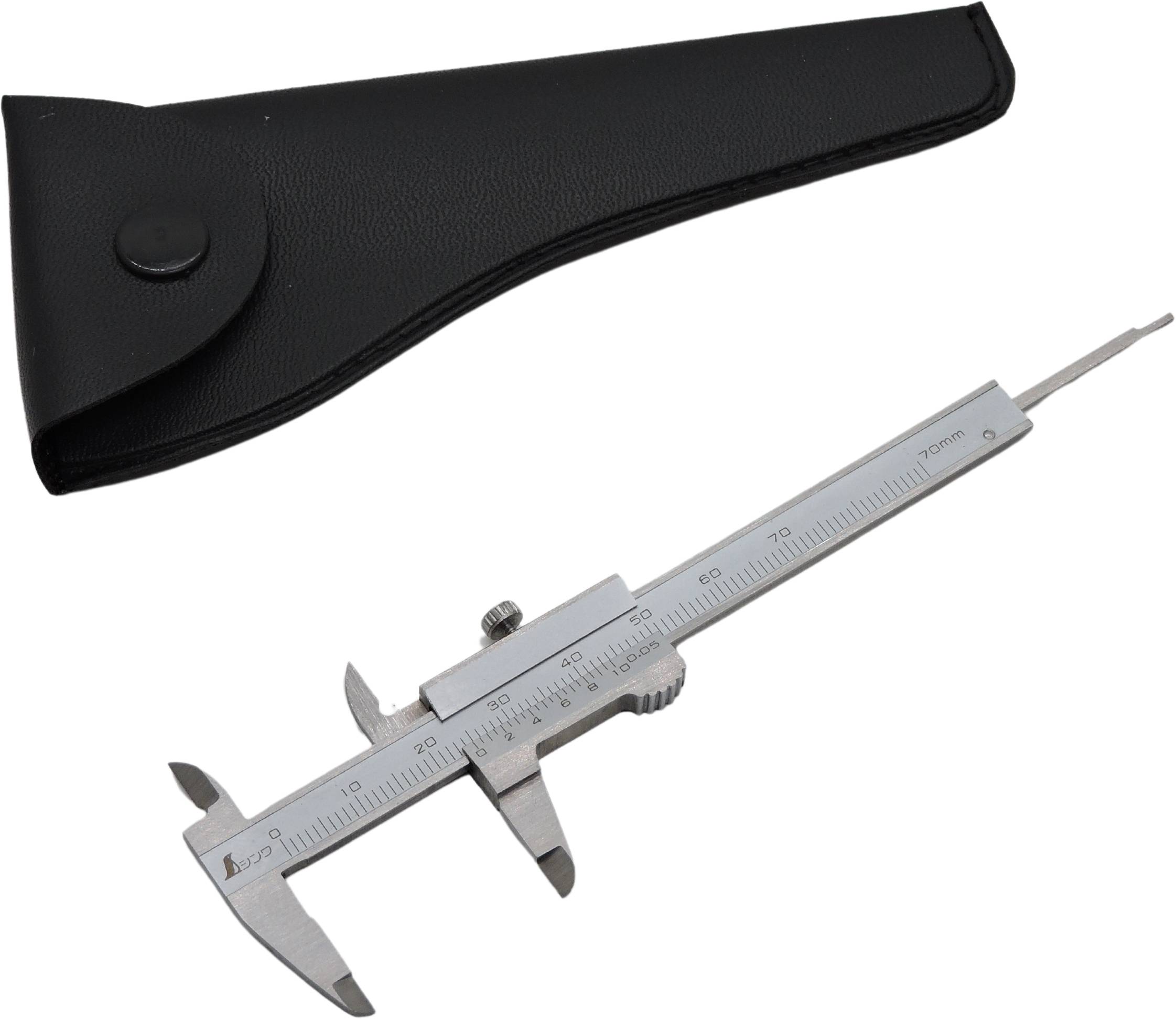 Shinwa 19892 Mini Messschieber, Made in Japan, Schieblehre 70mm, 0,05mm Genauigkeit-1