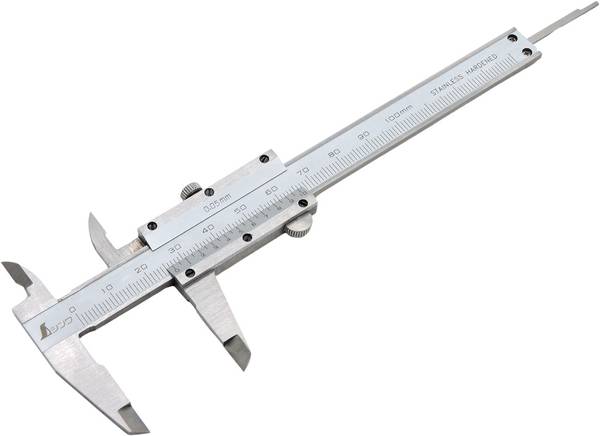 Shinwa 19894 Messschieber, Made in Japan, Schieblehre 100mm, 0,05mm Genauigkeit