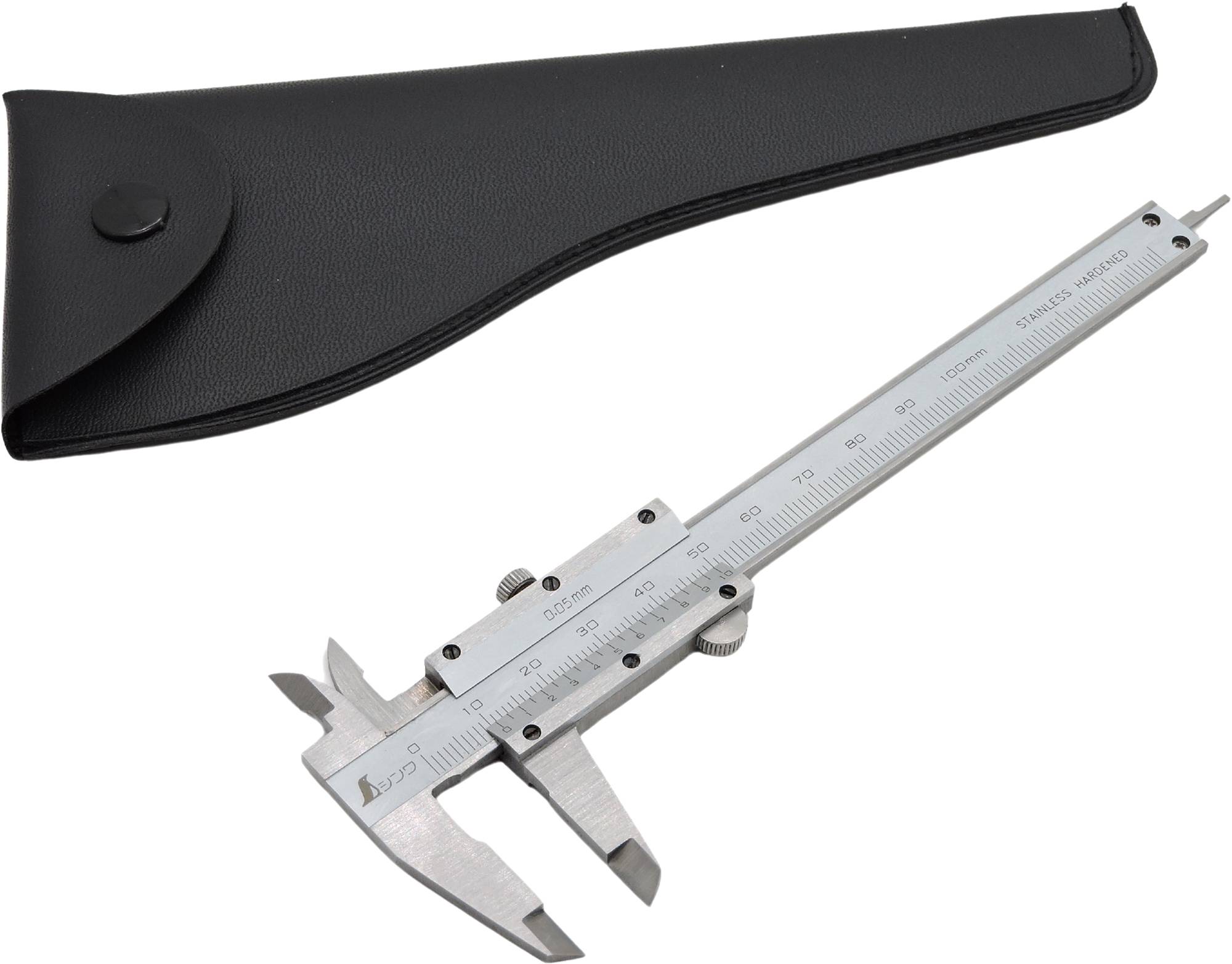 Shinwa 19894 Messschieber, Made in Japan, Schieblehre 100mm, 0,05mm Genauigkeit-1