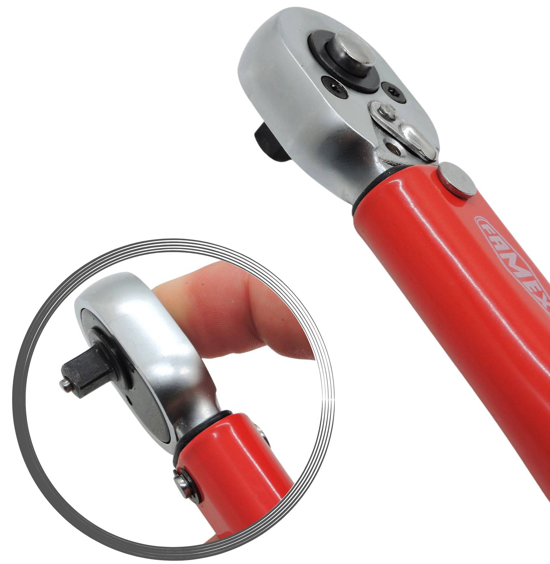 FAMEX 10877 Drehmomentschlüssel 3/8 Zoll (10mm)-Antrieb 5-70 Nm, Motorrad, Auto, Fahrrad, geprüft-1