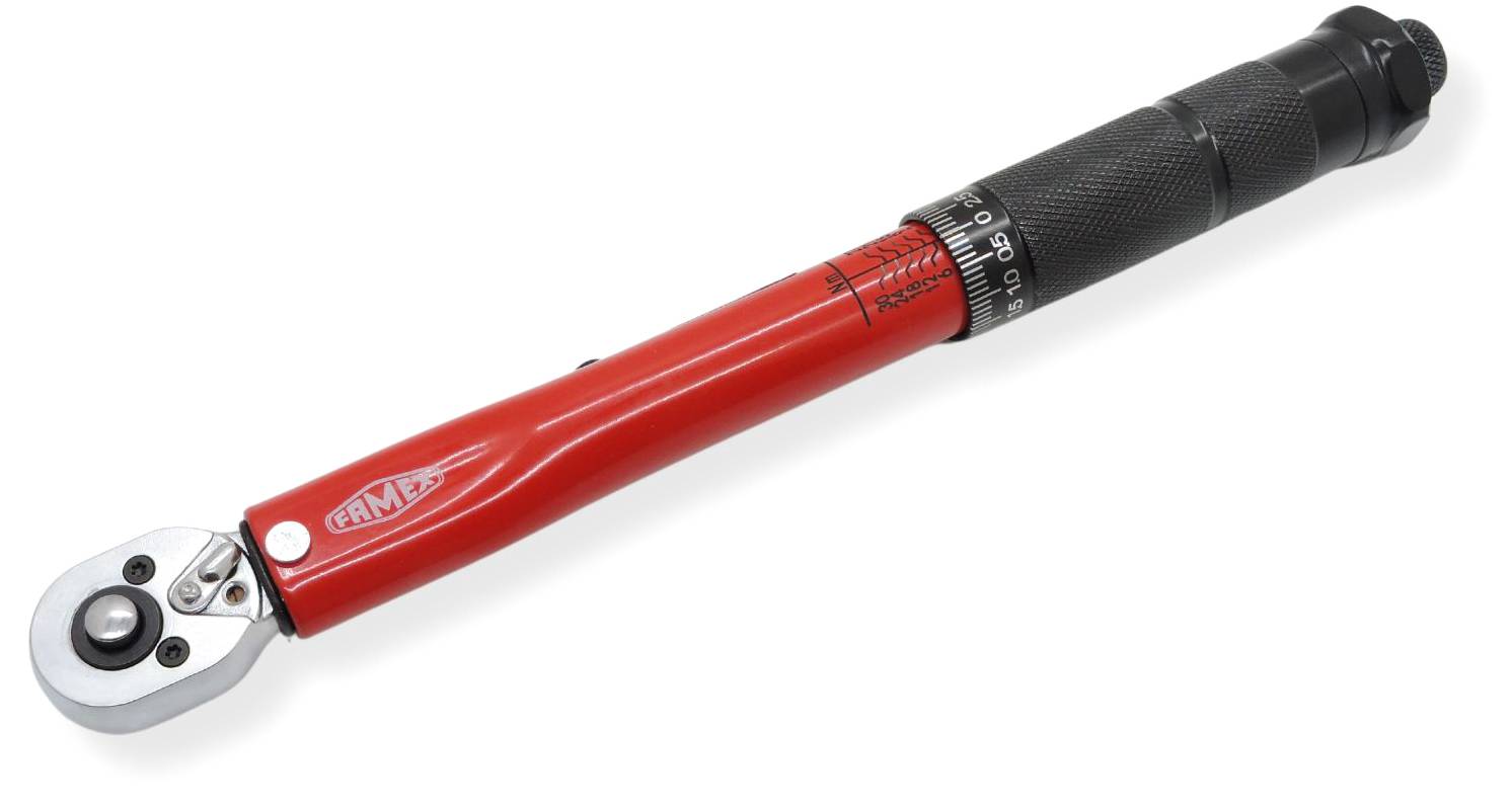 FAMEX 10878 Profi Drehmomentschlüssel 1/4 Zoll (6,3 mm), ±3%, 5-30 Nm - Rechts- und Linksmessung-3