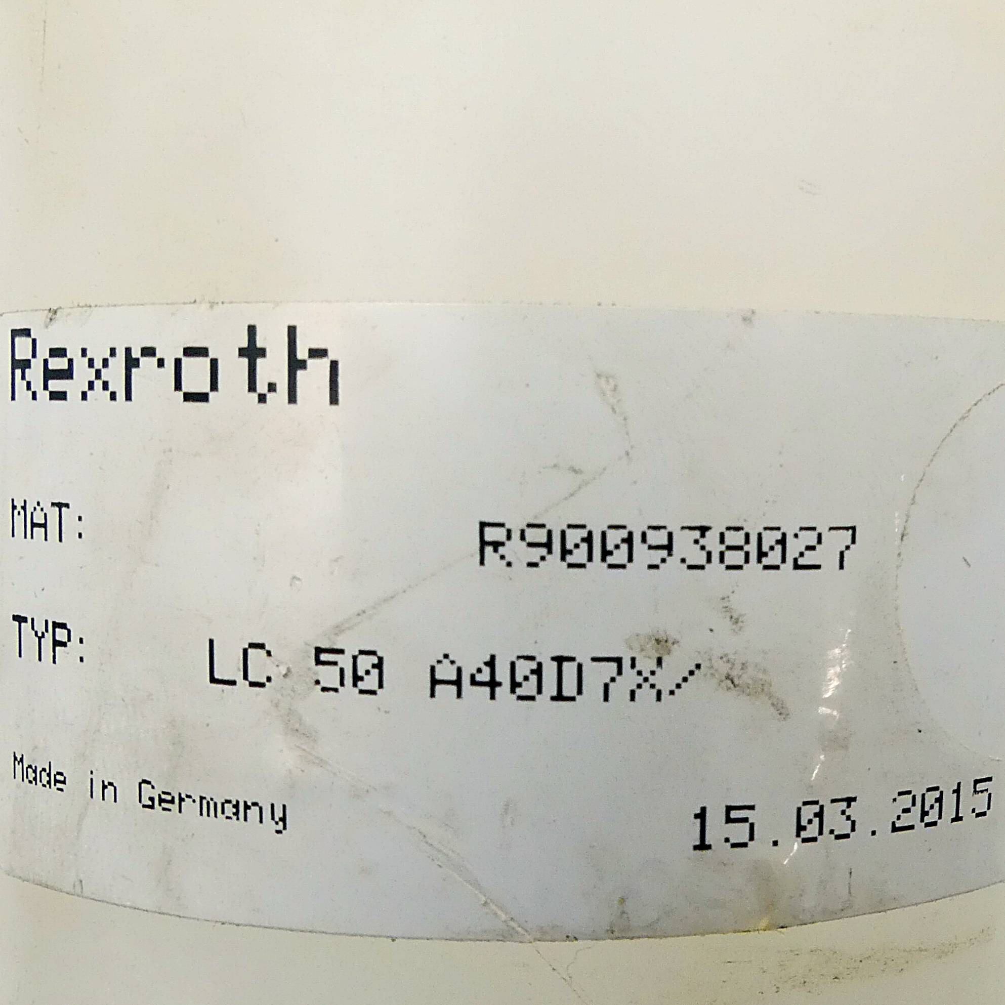 Rexroth Logik-Einbauventil LC 50 A40D7X/ (R900938027)-1