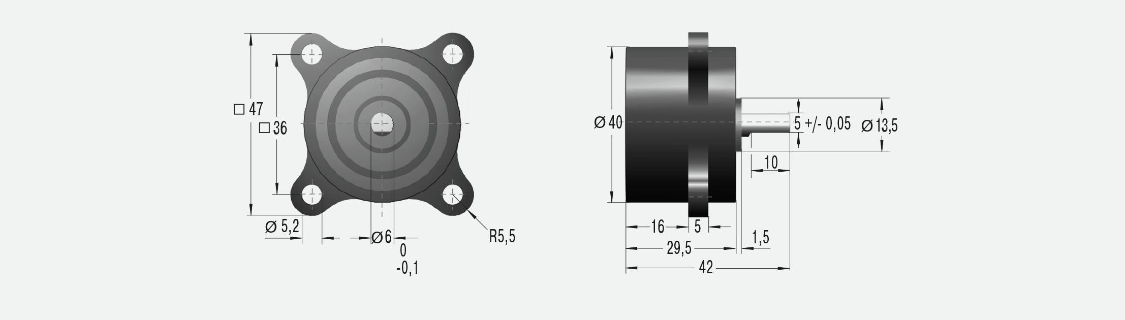 ACE Controls FRT-F2-403, Rotationsbremsen, Für starke Lebenszeitverlängerung-2