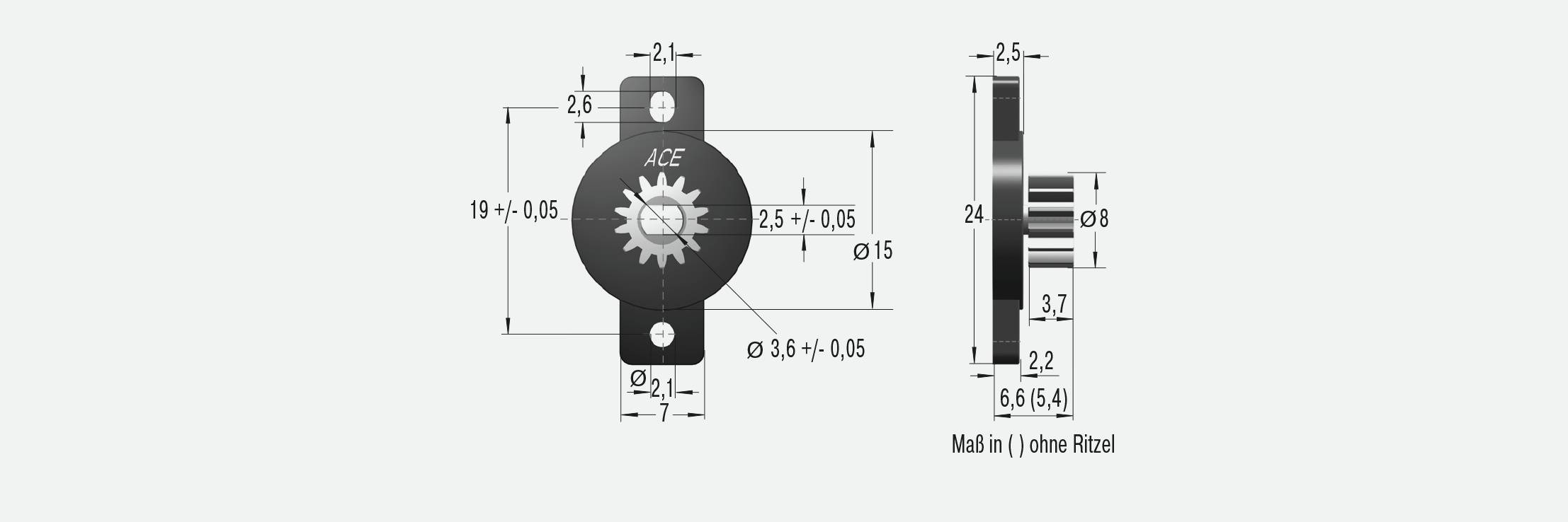 ACE Controls FRT-G2-600-G1, Rotationsbremsen, Klein und leicht, für feinstes Abbremsen-2