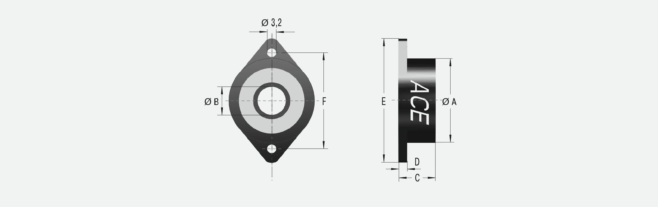 ACE Controls FFD-25FS-R103, Rotationsbremsen, Exaktes Abbremsen ohne Öl-2