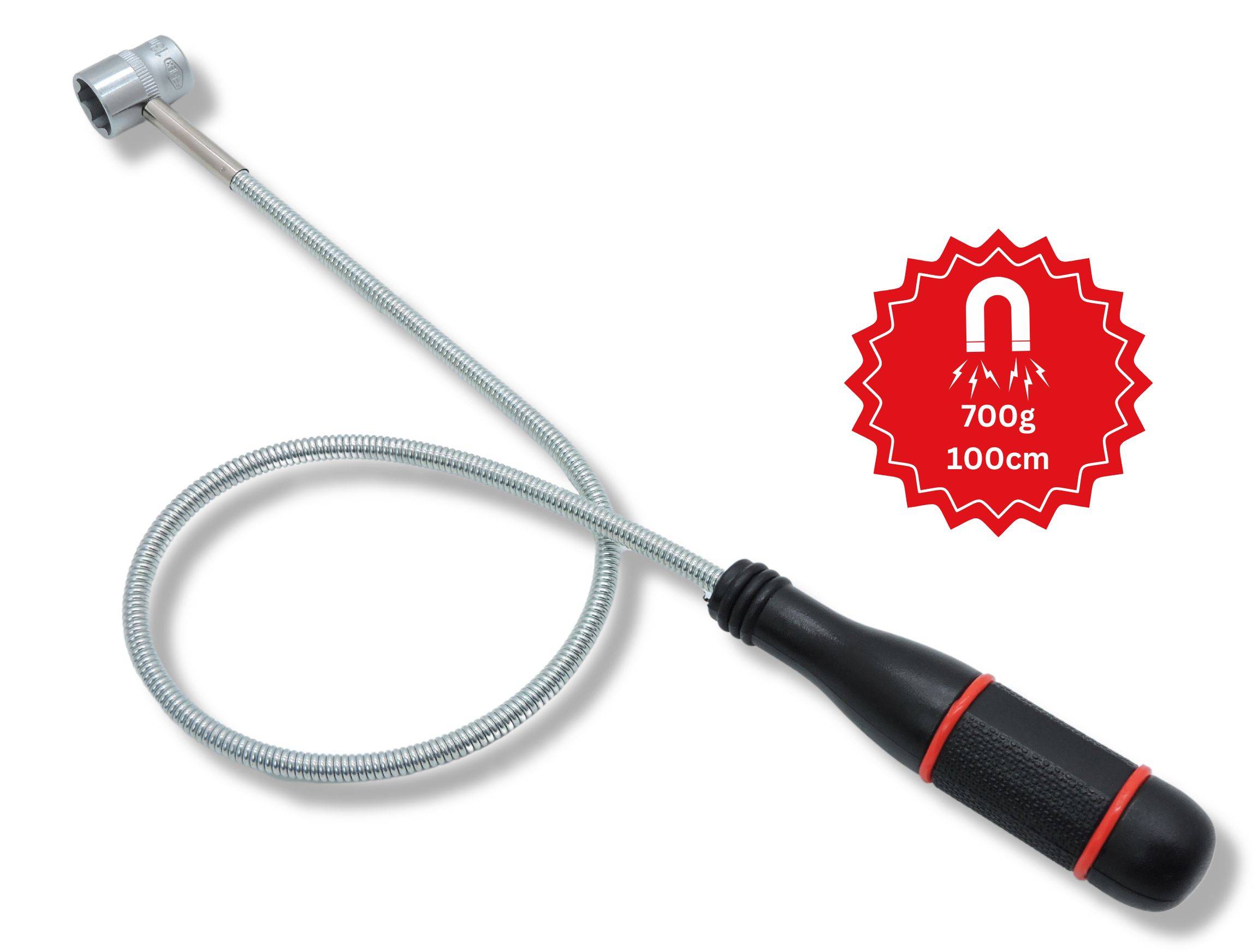 FAMEX 15104 Magnetheber Magnetstabgreifer - Extra lang 100 cm - Tragkraft 700 g - schlanker Kopf 6,5 mm-1
