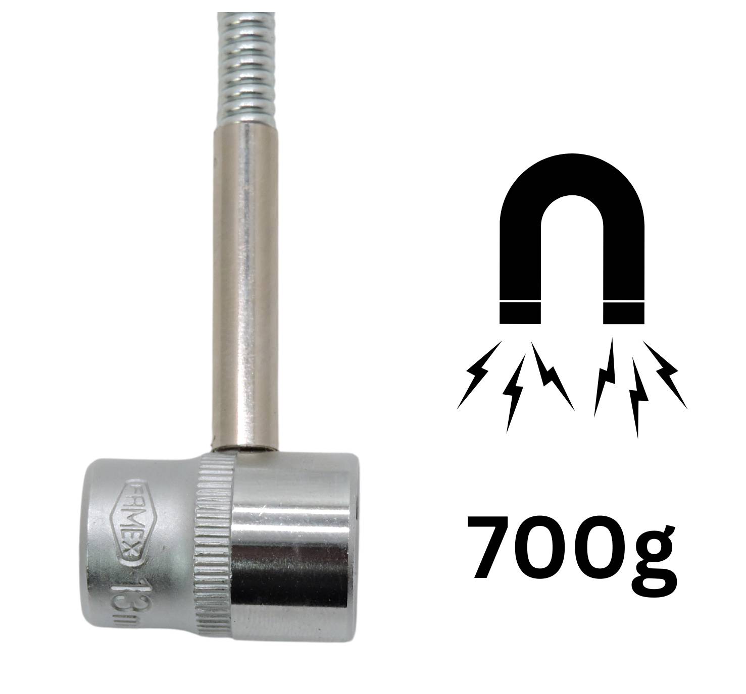 FAMEX 15104 Magnetheber Magnetstabgreifer - Extra lang 100 cm - Tragkraft 700 g - schlanker Kopf 6,5 mm-3