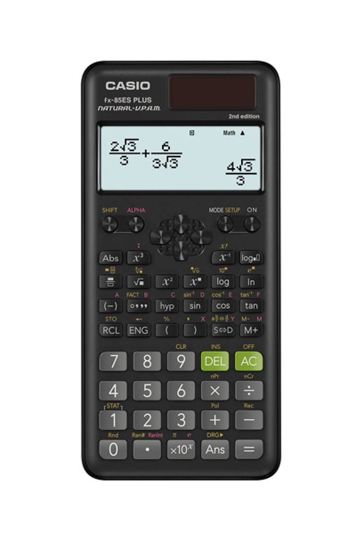 SCIENTIFIC CALCULATOR FX-85ESPLUS-2 B 252 FUNCTIONS 77X162MM CARDBOARD BLACK-0