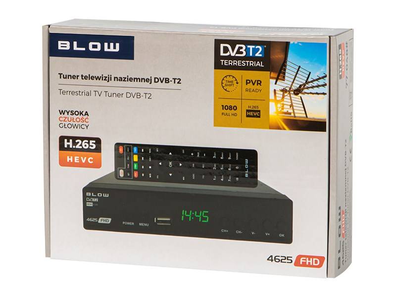 DECODER TUNER DVB-T2 4625FHD H.265 V2-4