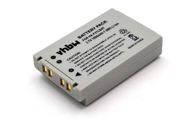 vhbw Akku Ersatz für Casio HA-F21LBAT | HA-F20BAT für Barcodescanner POS (1880 mAh, 3,7 V, Li-Ion)