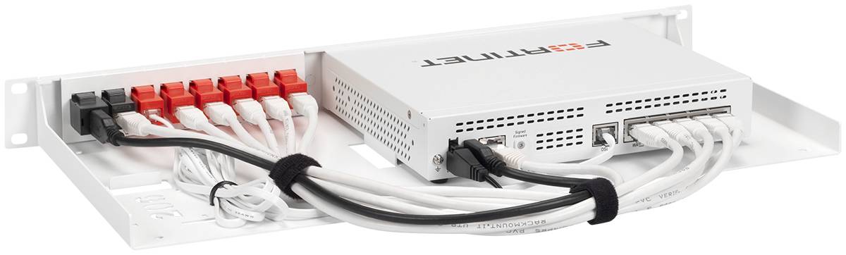 Rackmount.IT FORTIRACK - Rackmontagesatz - Signal White - 1U - 48.3 cm (19")-1