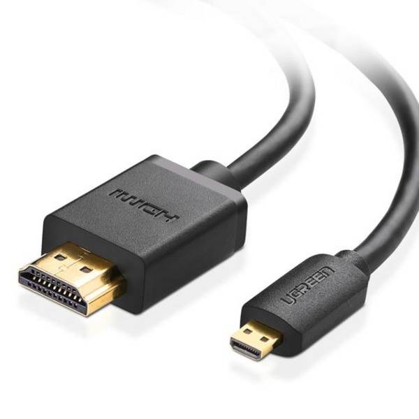 Ugreen 30104 HDMI-Kabel HDMI Typ D Mikrofon A Standard Schwarz - Kabel - Digital/Display/Video