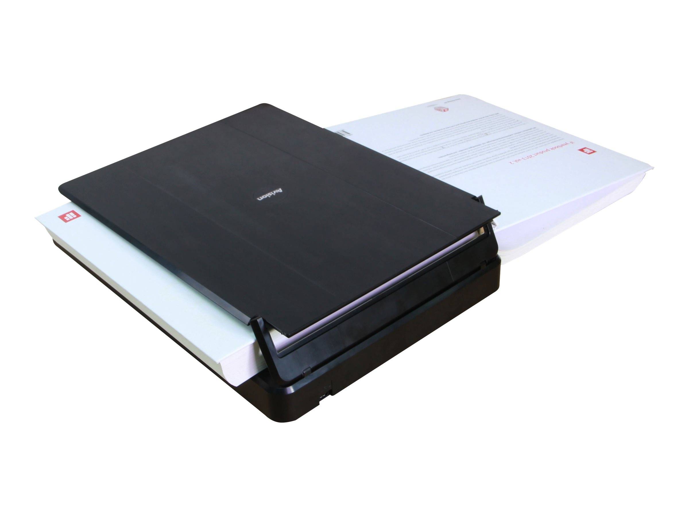 Avision FB10, 216 x 297 mm, 1200 x 1200 DPI, 48 Bit, 24 Bit, 16 Bit, 8 Bit-4
