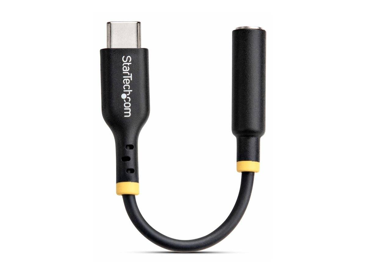 StarTech.com Startech USB-C Audio Adapter to 3.5mm TRRS Jack, Headphone Aux Dongle-4