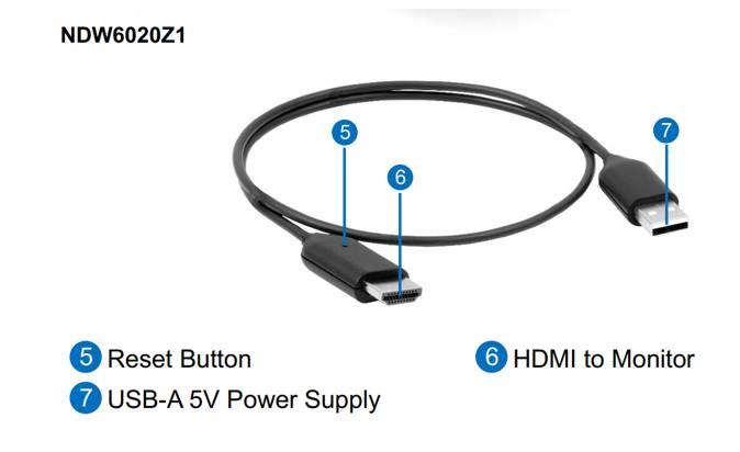 bluechip Wireless Display Dongle HDMI (NWD6000) Wireless Display Dongle USB-C (DP Alt Mode) auf-2