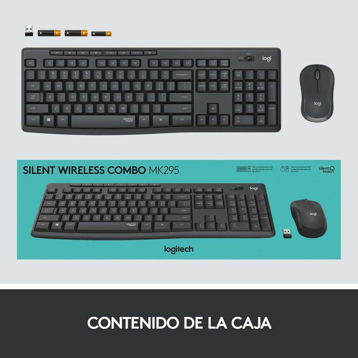 Logitech MK295 Silent - Tastatur-und-Maus-Set-1