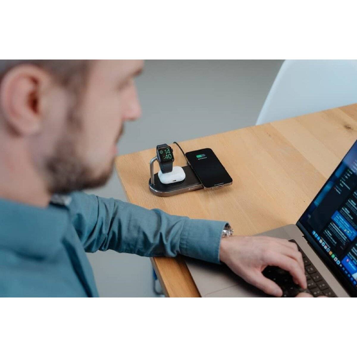 Verbatim Wireless Ladegerät 3-in-1 – Schnelles Aufladen-4