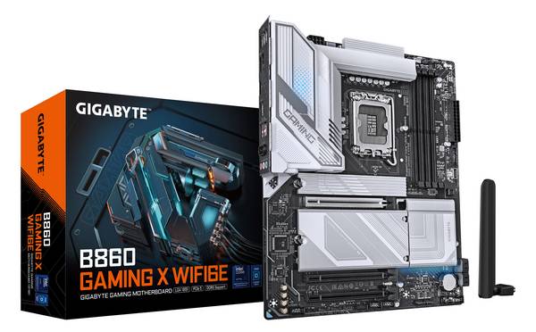 GIGABYTE MB Sc LGA1851 B860 GAMING X WIFI6E - Intel B860 - 4xDDR5 - 1xThunderbolt - 1xDP - 1xHDMI -