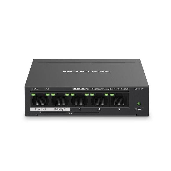 TP-LINK Gigabit Ethernet 10/100/1000 Vollduplex Power over PoE Wandmontage 5-Port Desktop Switch with 4-Port PoE+-0