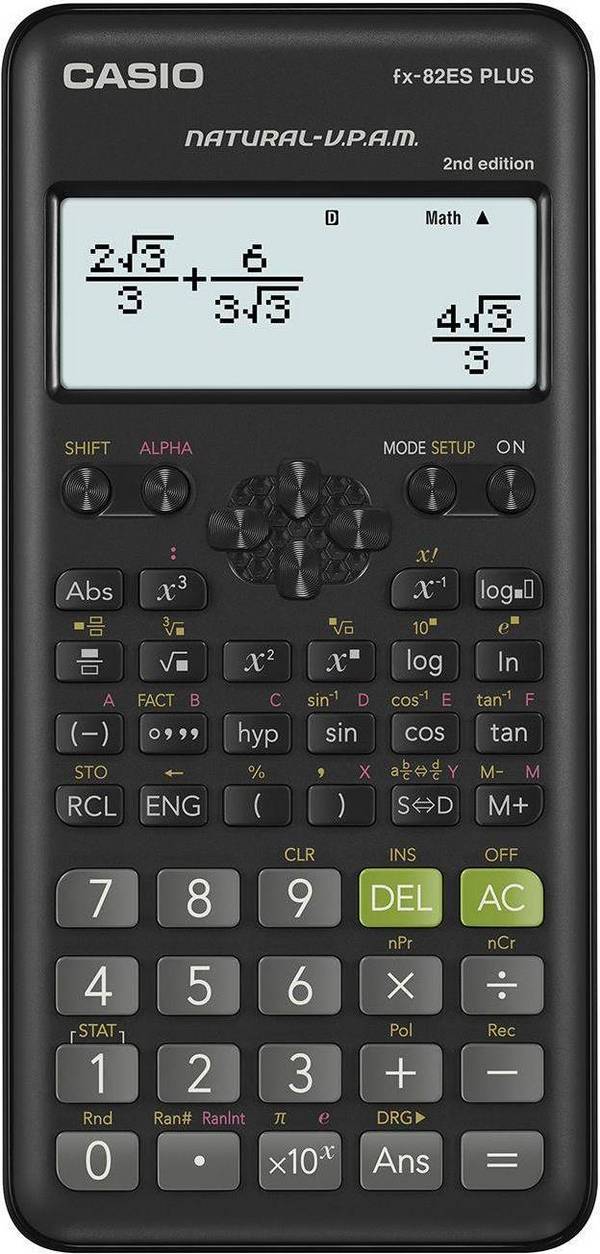 FX-82ES PLUS-2 Taschenrechner Tasche Wissenschaftlicher Schwarz