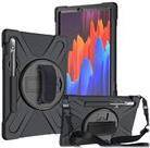 eSTUFF ES681844-BULK custodia per tablet 31,5 cm [12.4] Cover Nero (AUSTIN Defender Case Samsung - Galaxy Tab S7+/S8+ wi