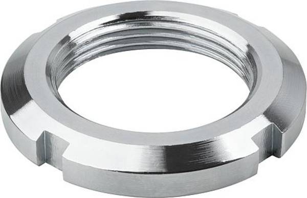 NUTMUTTER DIN70852 M16X1,5, D2=28, H=6, STAHL 1.0503 BLANK