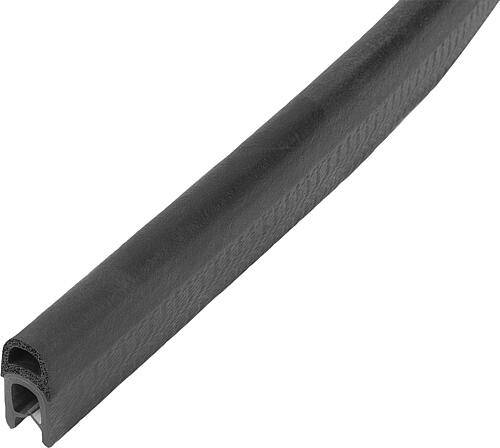 KANTENSCHUTZ-DICHTPROFIL 5000X10X21, FORM:I, PVC SCHWARZ, KOMP:EPDM-0
