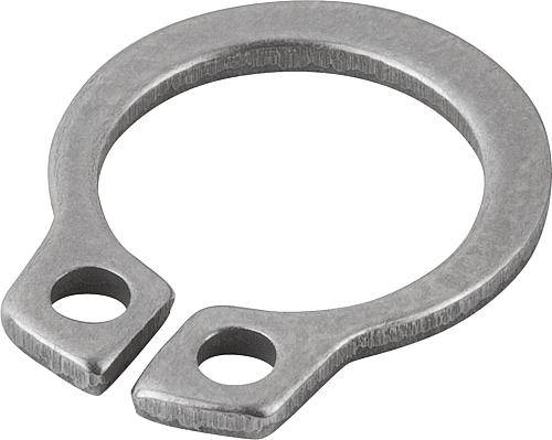 SICHERUNGSRING FÜR WELLEN DIN471, D1=4 EDELSTAHL BLANK-0