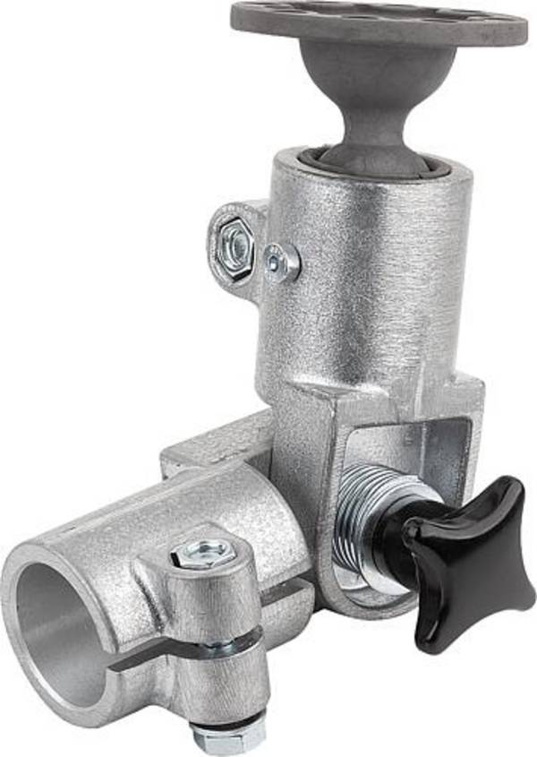 ROHRVERBINDER GELENK, FÜR RUNDROHRE, FORM:B, MIT KUGELGELENK, ALUMINIUM, KOMP:STAHL, A=30,1