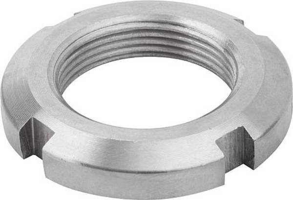 NUTMUTTER DIN981 M25X1,5, D2=38, H=7, STAHL BLANK
