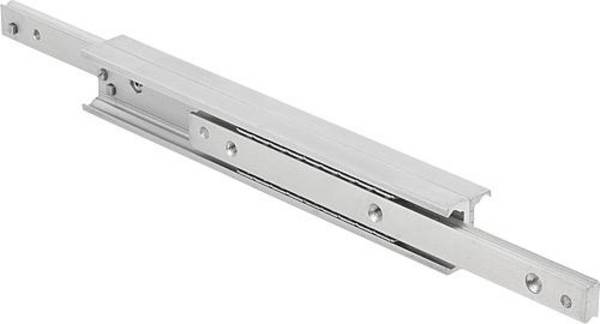 TELESKOPSCHIENE DOPPEL-T GR.43 530X43X44, FORM:A MIT GEWINDEBOHRUNG M08, S=556