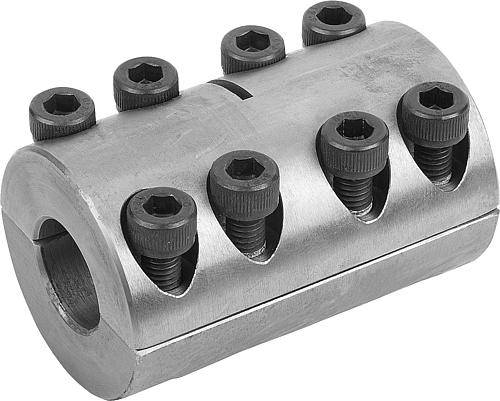 STARRE KUPPLUNG GETEILT L=45 STAHL, D4=29, D1=10-0