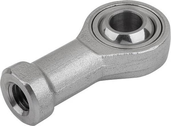 GELENKKOPF DIN ISO 12240-1 MIT GLEITLAGERUNG M30X2,0X51, D2=40 RECHTSGEWINDE, EDELSTAHL POLIERT,