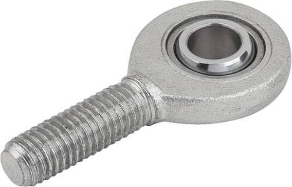 GELENKKOPF DIN ISO 12240-1 MIT GLEITLAGERUNG M10X26, D=10 LINKSGEWINDE, AUTOM.STAHL VERZINKT,
