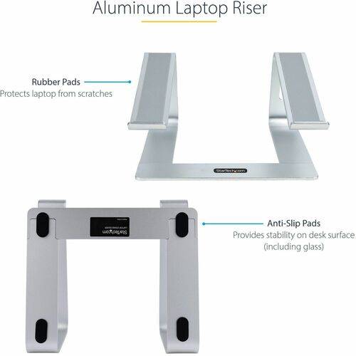 StarTech.com Schreibtisch Laptophalter, Laptophalterung/Laptop ablage/erhöhung bis 5kg Tragkraft, Notebook-1